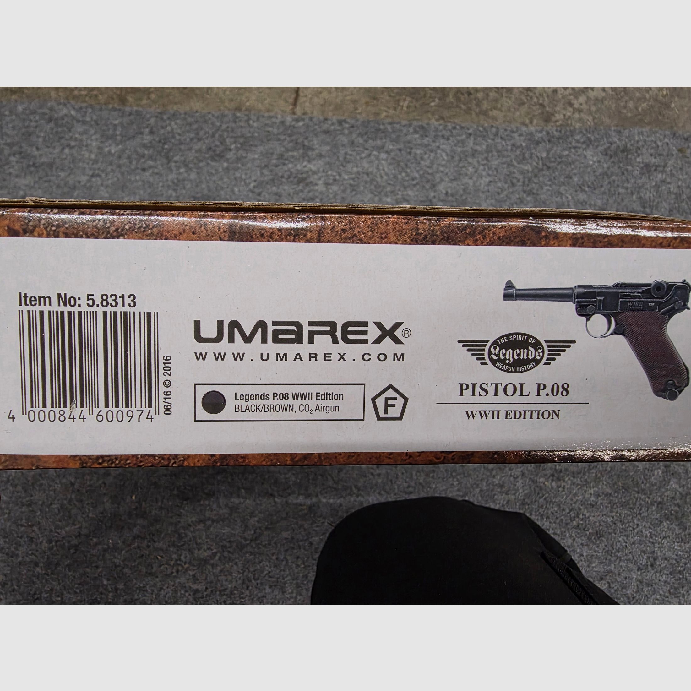 Umarex Legends P08 Luger WWII Special Edition Co2 Pistole mit Blowback  Cal. 4,5 mm Stahl BB