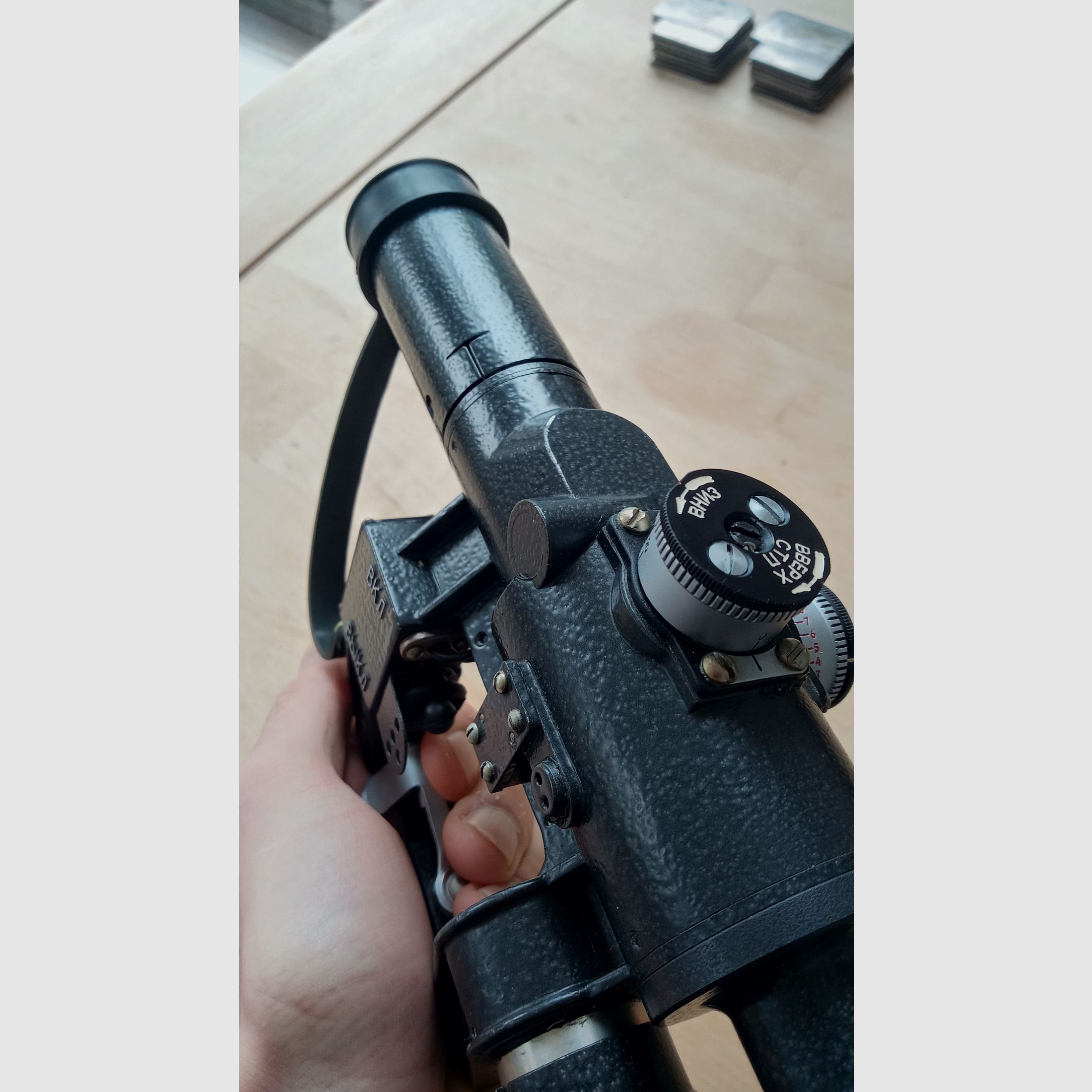 6x24 SVD Zielfernrohr Optik für Dragunov / Hergestellt in Weißrussland / Bedingt Yunker möglich // SVU Tigr PSOP PSO-1M2 PSO-Scope