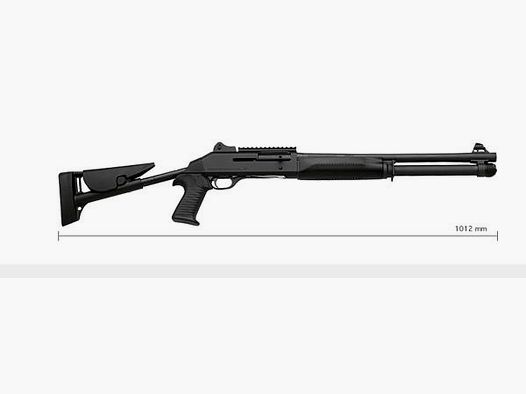 BENELLI Selbstladeflinte Mod. M4 Super 90 TS 12/76  LL 47cm  MC  Teleskops