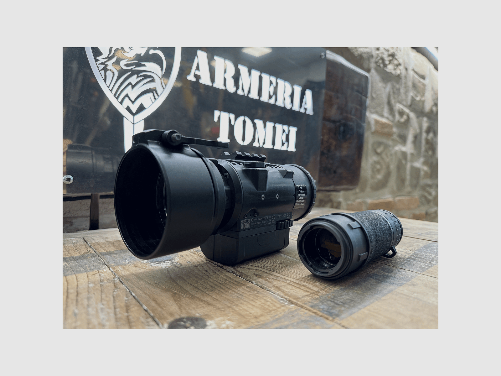USED – THERMAL SCOPE – PULSAR KRYPTON XG50 BW THERMAL WITH MONOCULAR, image 1 of 4