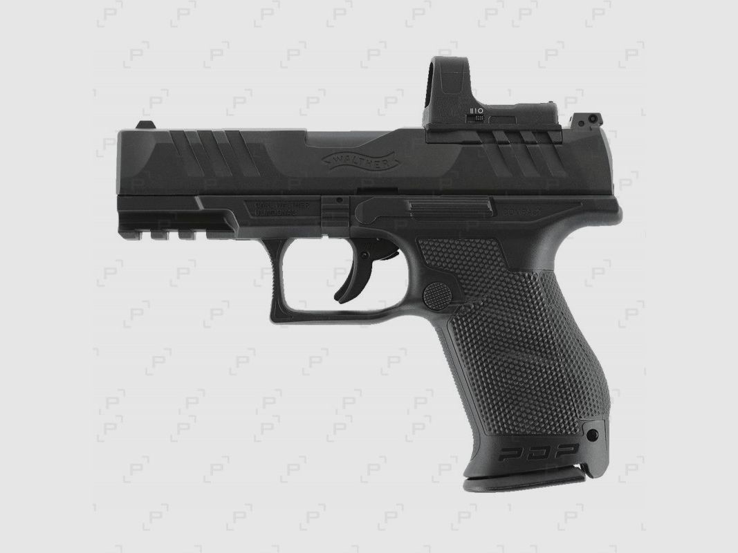 CO2 Pistoolpakket WALTHER PDP COMPACT COMBO kaliber 4,50 MM met RDS8 richtkijker, afbeelding 1 van 3