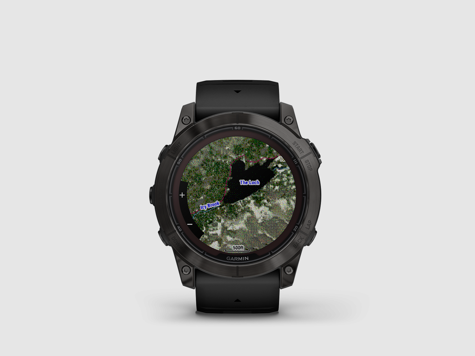 Garmin fēnix® 7X Pro – Édition Sapphire Solar, Noir/Gris Carbone Titane avec bracelet en silicone QuickFit® de 26 mm, image 11 sur 12
