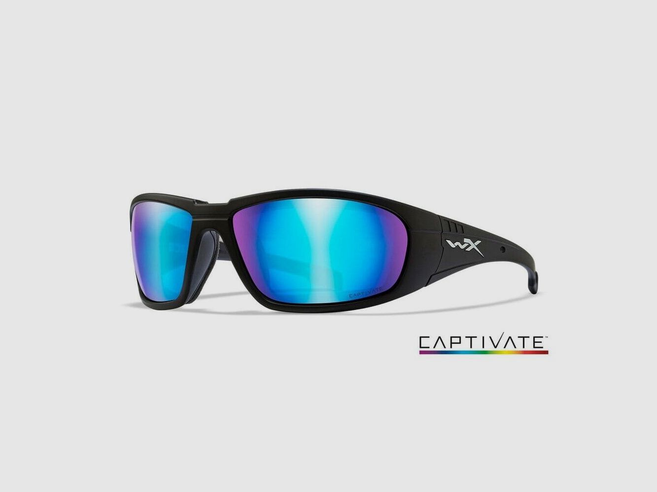 Wiley X Boss Blue Taktische Sonnenbrille Polarisiert