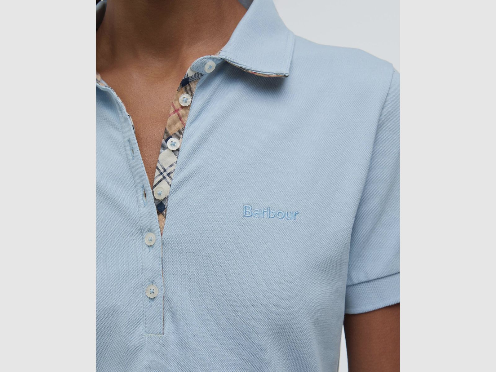 BARBOUR Portsdown Top Blue Idigo Tartan