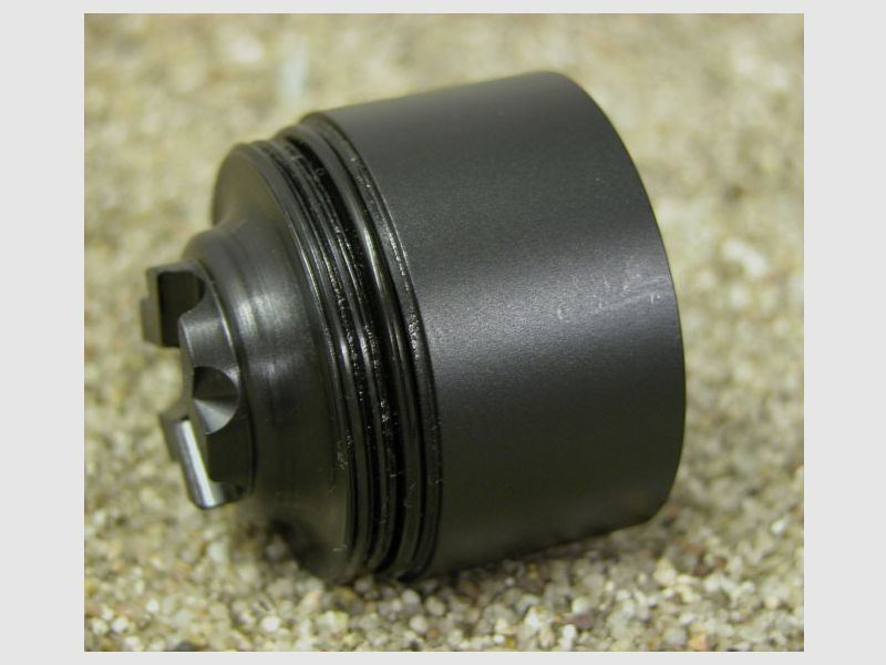 ZASTĘPCZA BLASZKA STAHL "REGULR-ST" CZARNA, kal. 223Rem do 338 Lapua, również do tłumika VESPULA "F" do 5,5mm użyteczna. Do kal. .223 również "F" do 5,5mm.