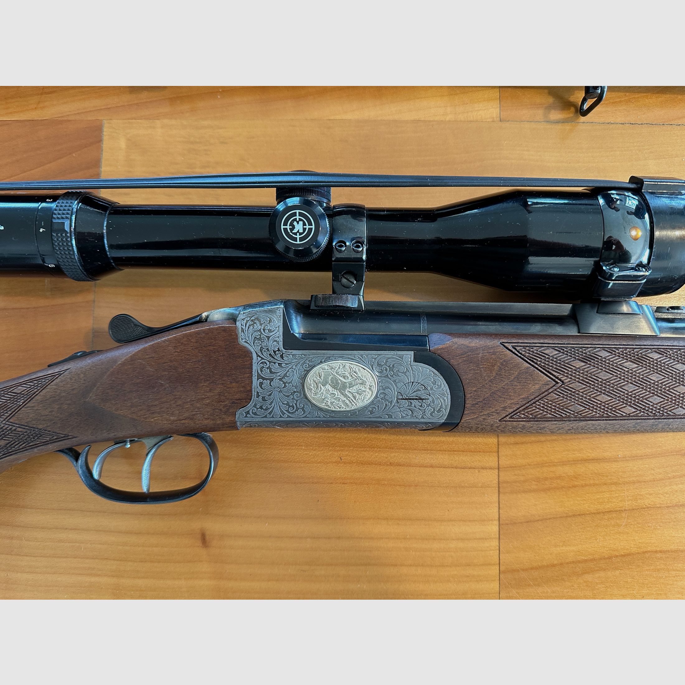 Antonio Zoli Bockbücksflinte 6,5 x 57R und 16/70  bbf mit Wechsellauf