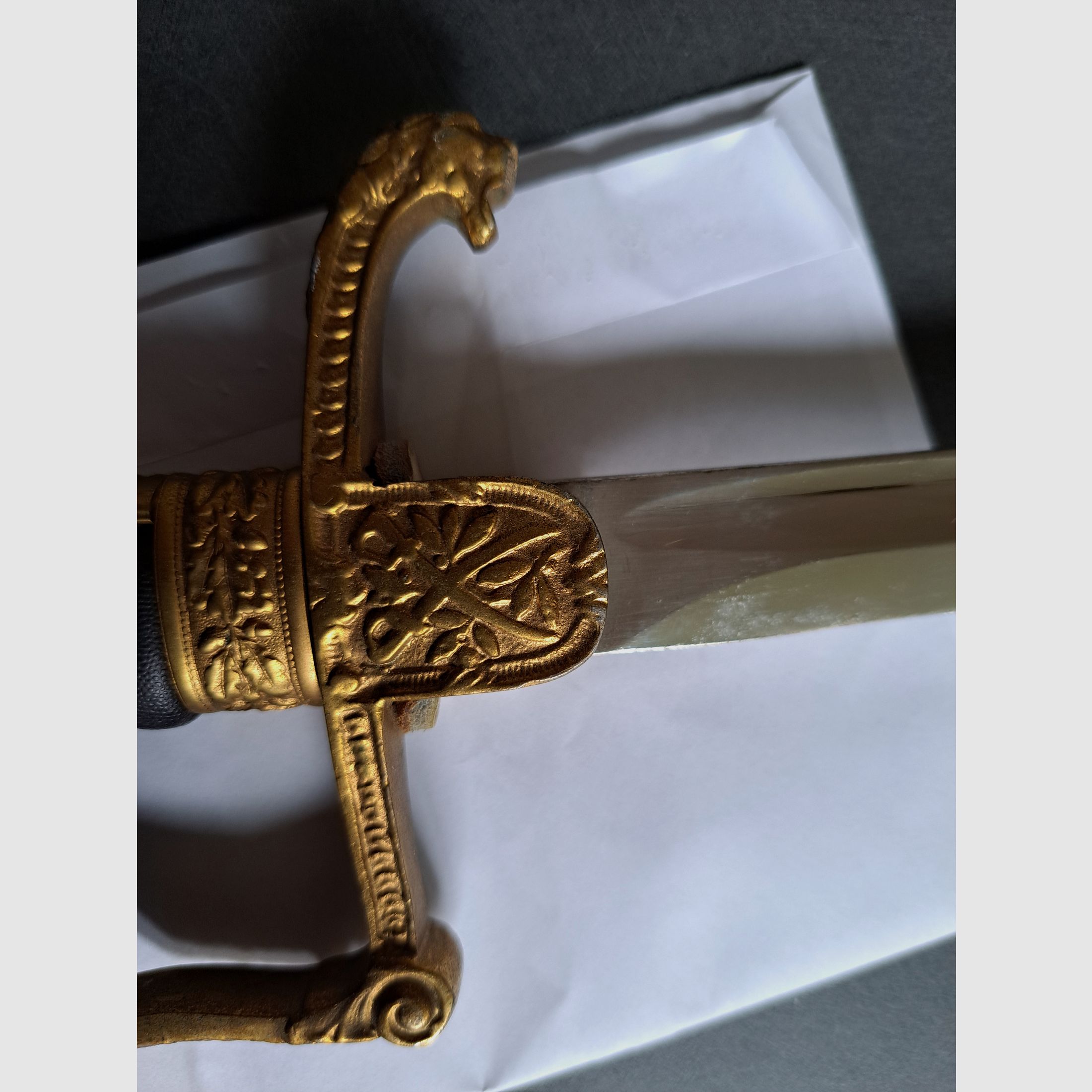 Sable de cabeza de león original, Primera Guerra Mundial