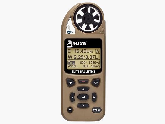 KESTREL 5700X Elite Mètre Météo avec Balistique Appliquée - Conforme à Berry I Choix de Couleur