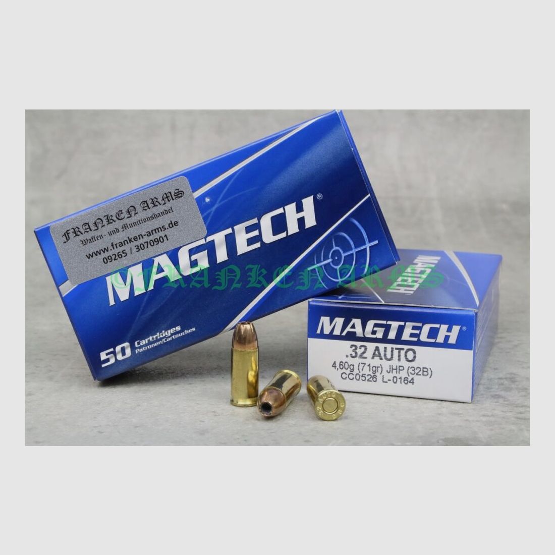 Magtech 7,65 Browning JHP 71gr. 4,6g 50 piezas precios por cantidad