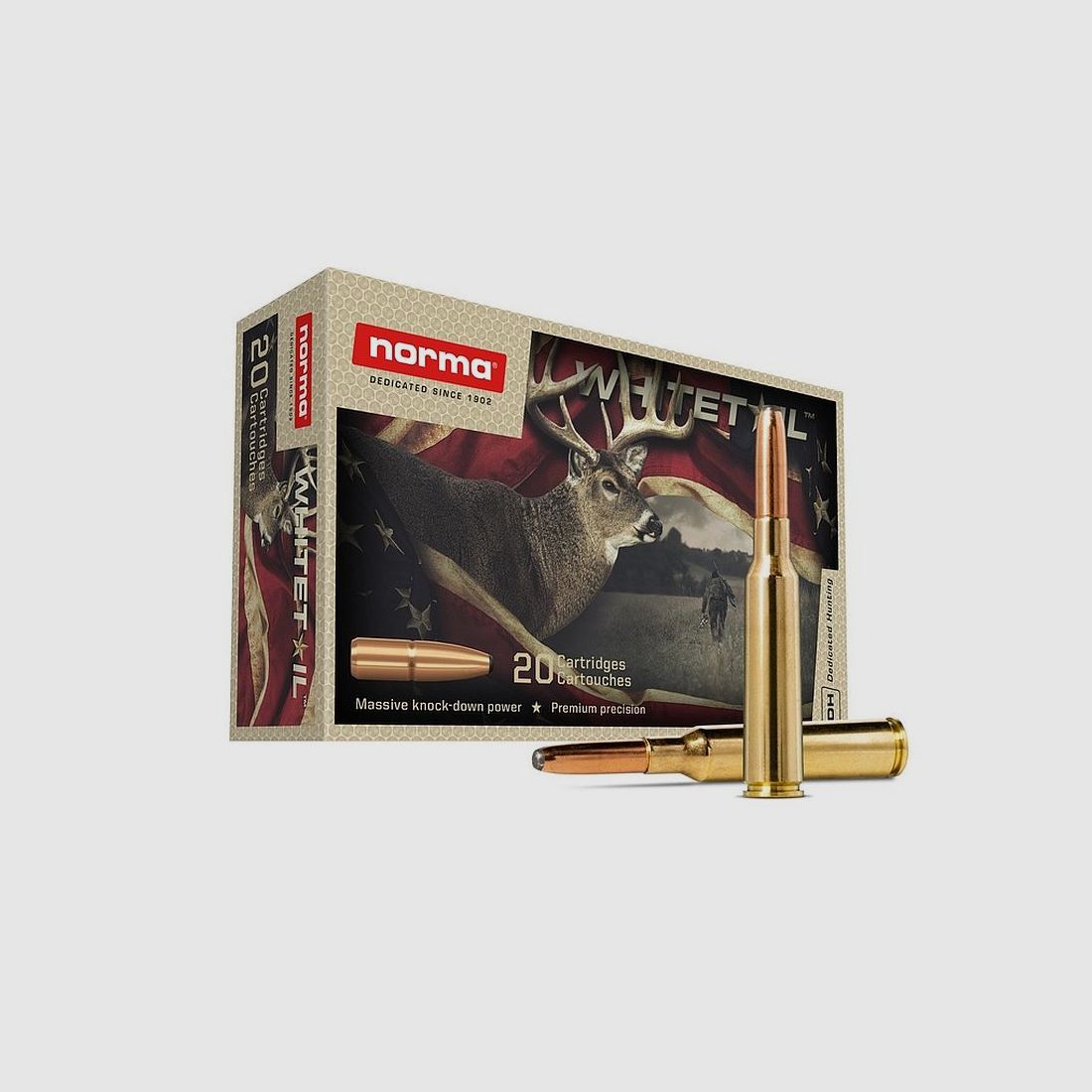 NORMA 6,5×55 SE Whitetail SP 10,1g/156gr 20 Stk.
