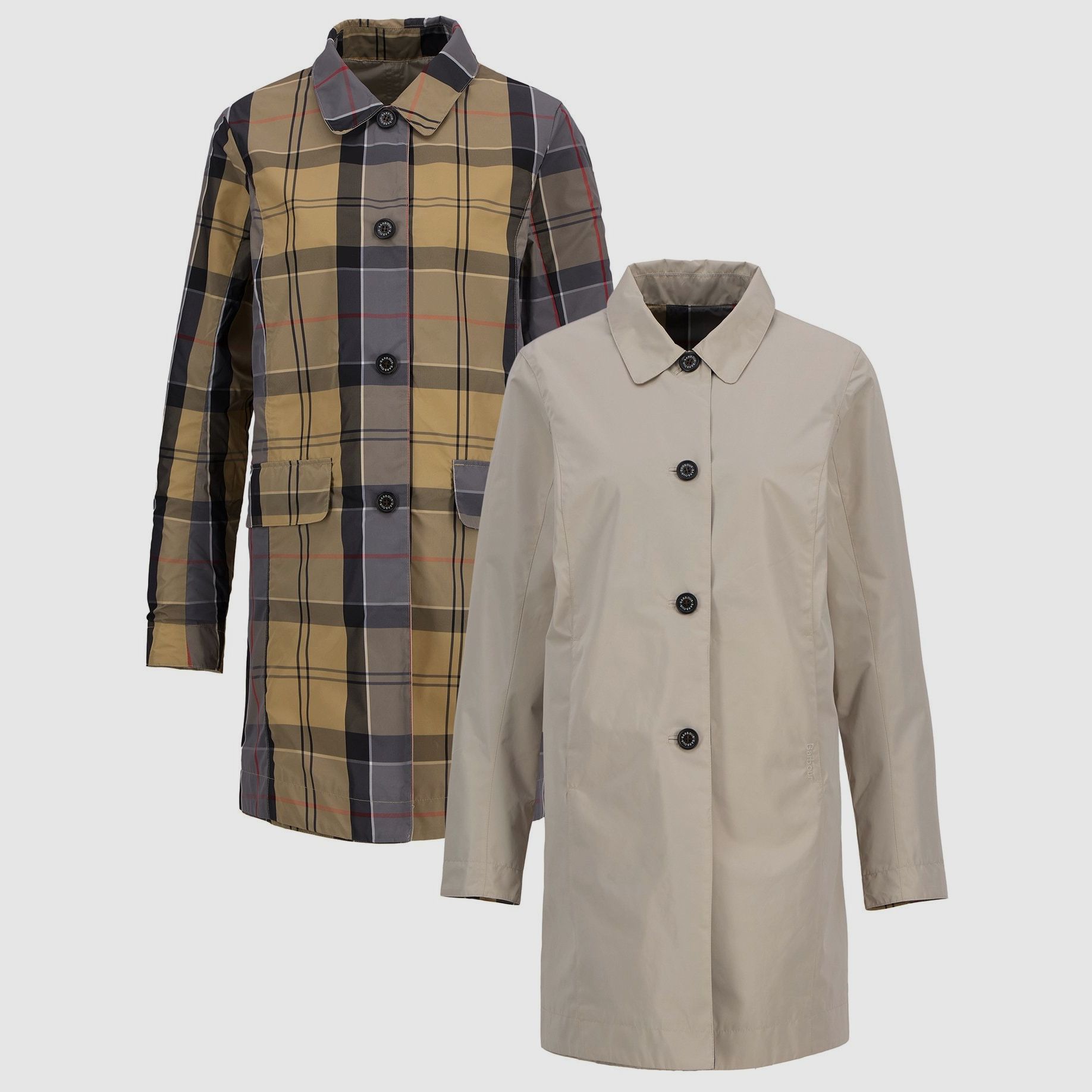 Barbour Babbity Showerproof Jacket Kobiety Mist 10