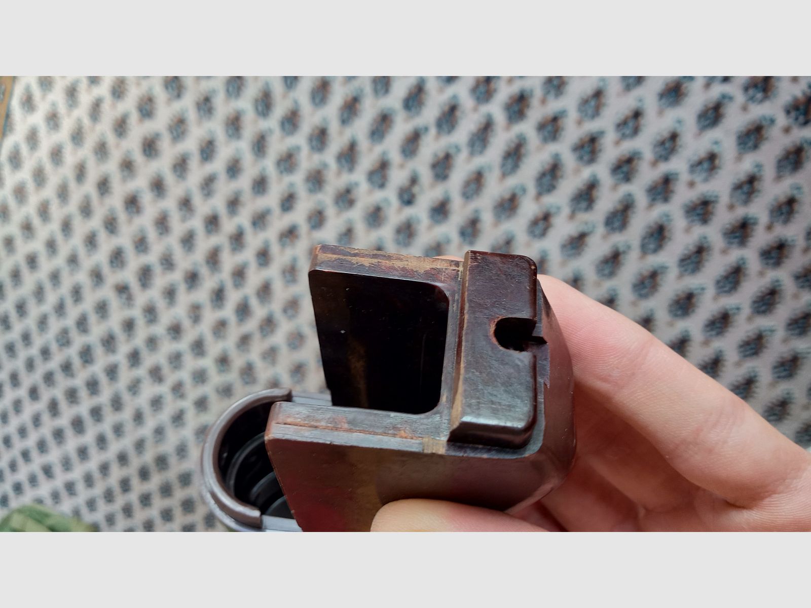 Set di protezione anteriore AKMS MPi dell'Est Germania per AKMS & AK74 DDR NVA in bakelite e plastica // montaggio indiretto anche per NEDI SDM Type 56 possibile, immagine 7 di 20