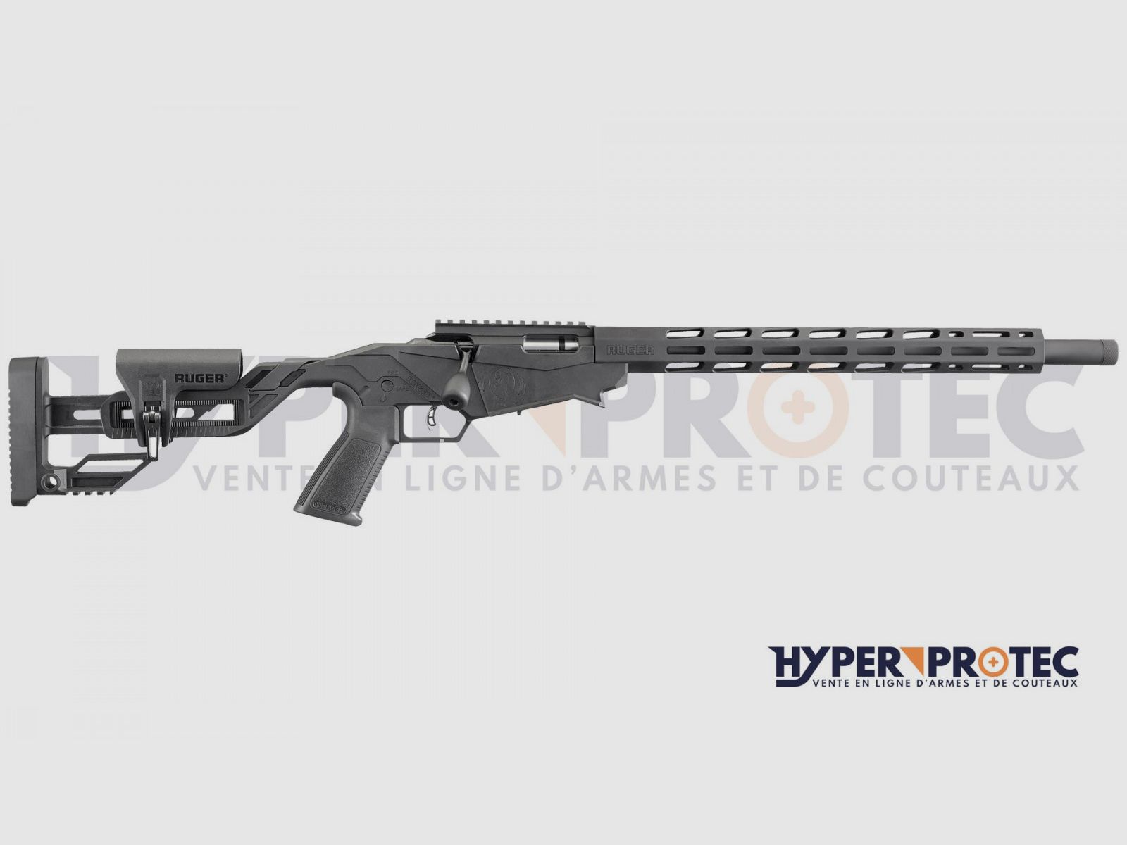 Pack Carabine 22lr Ruger Precision Rimfire + Lunette + Bipied, image 3 sur 3