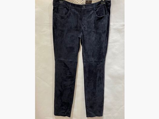 Habsburg Lederhosen Leiben in Dark Blue
