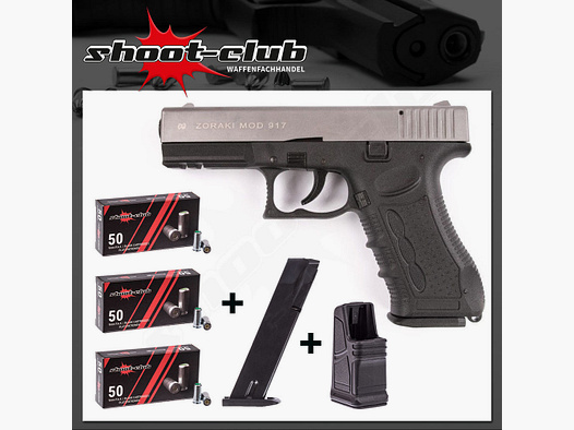 Zoraki 917 Titan Schreckschusspistole 9 mm P.A.K. im Platzpatronen-Set