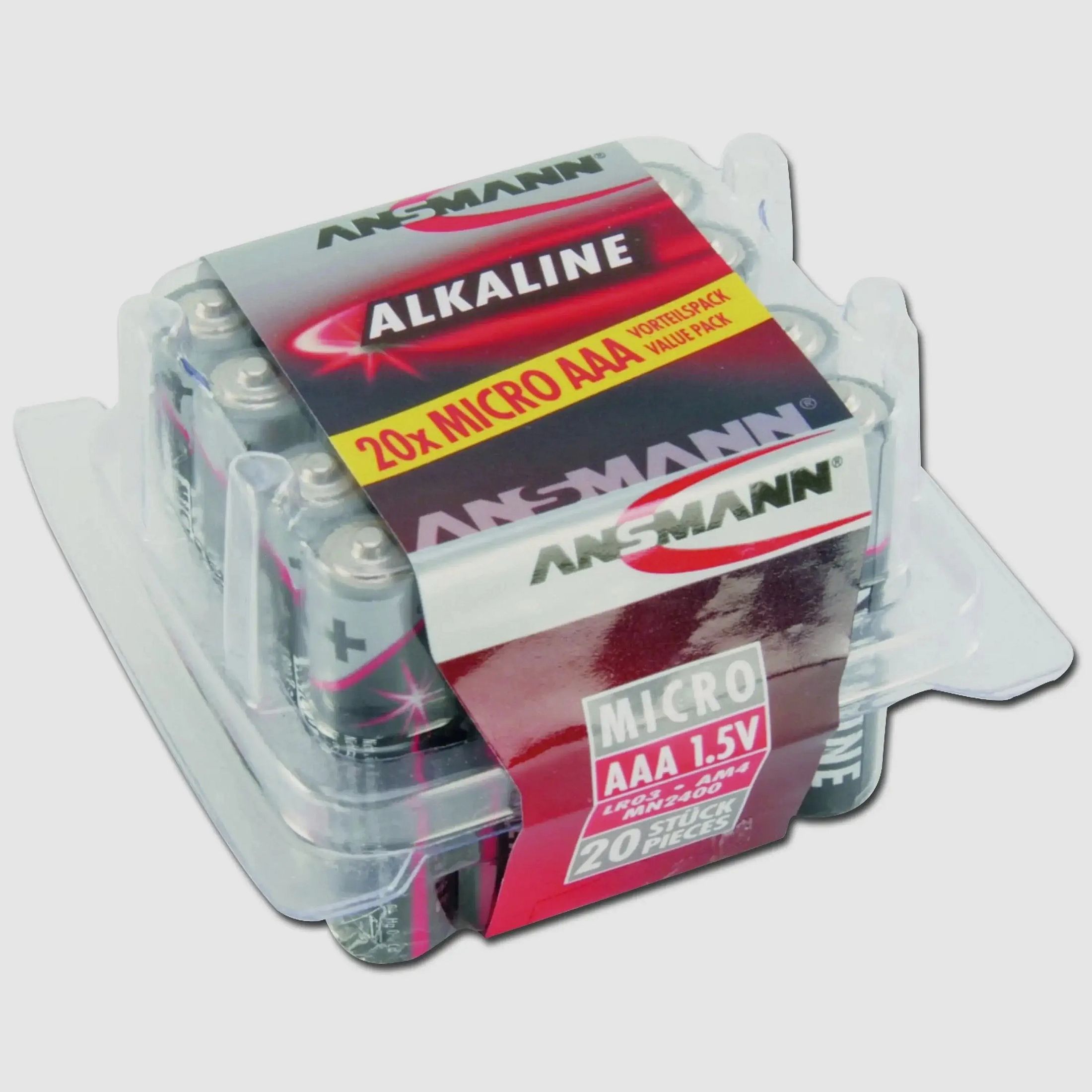 Ansmann Batterie Micro AAA Red-Line 20er-Box