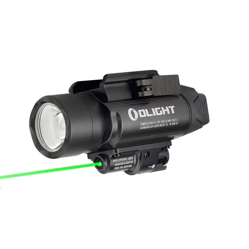 Flashlight with green laser sight Olight Baldr Pro R – 1350 lumens, green laser, image 1 of 4