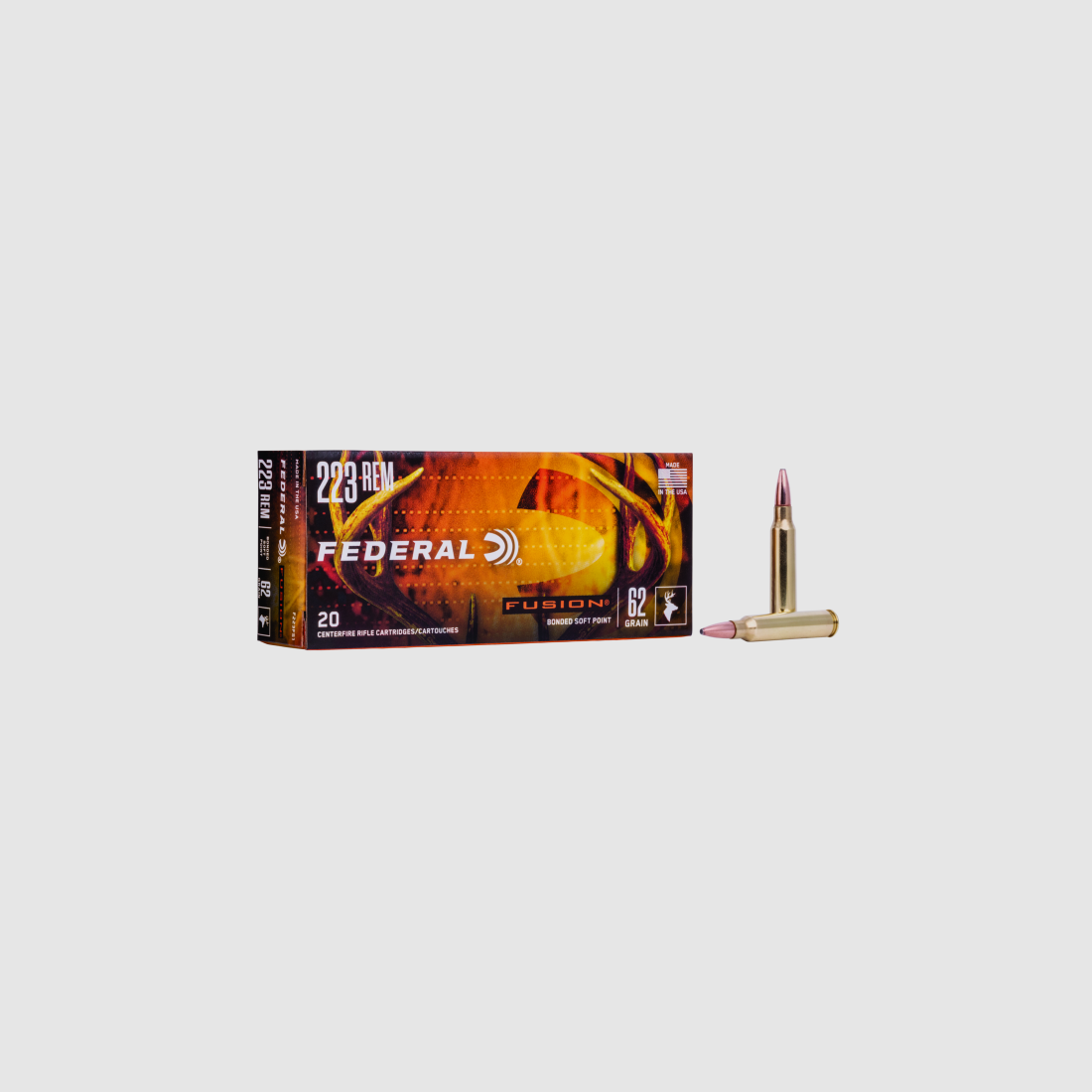 Federal – .223 Rem. Fusion 4,02g/ 62gr., Bild 1 von 2
