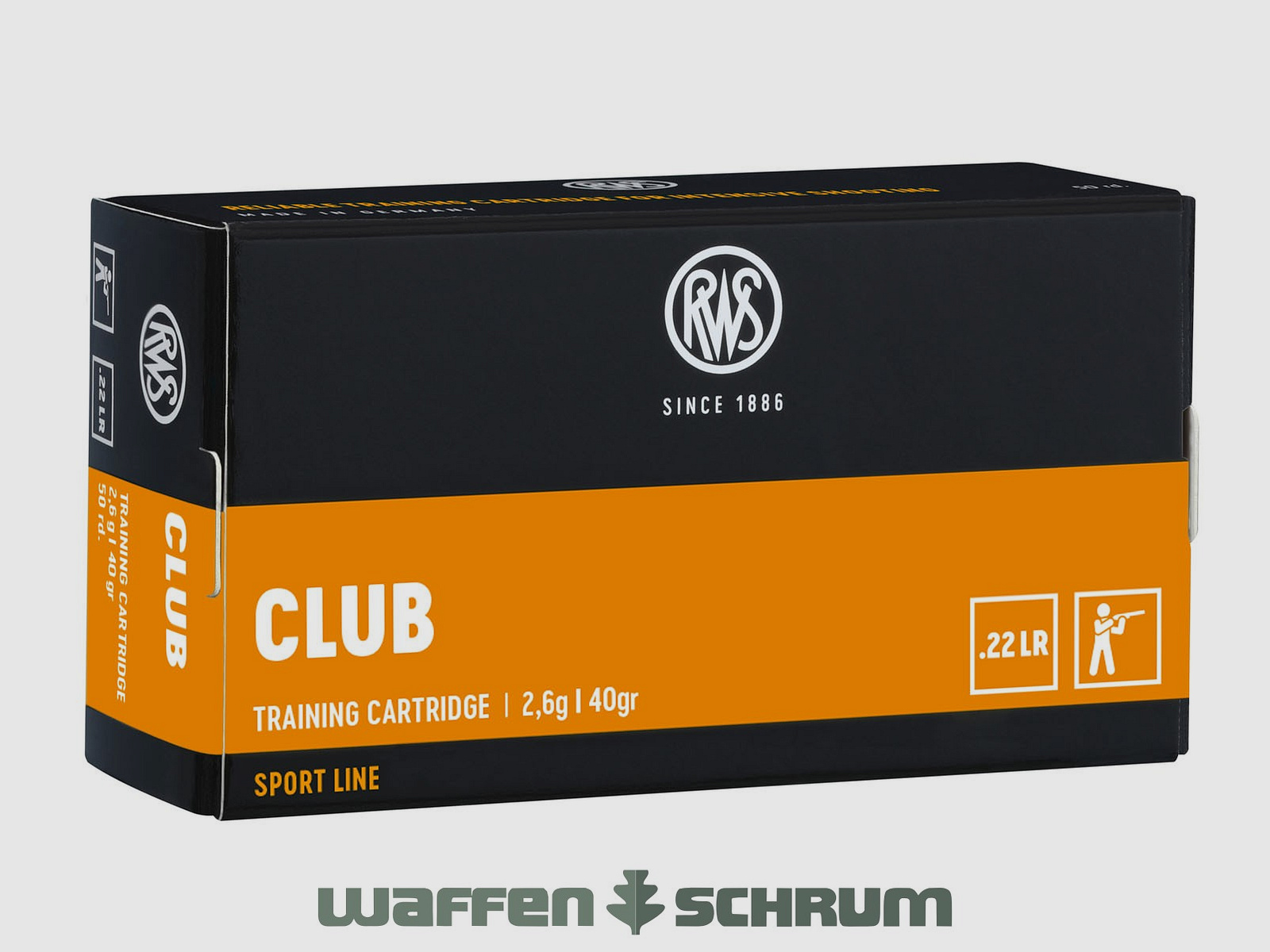 RWS Club 2,6g - 40gr .22lr