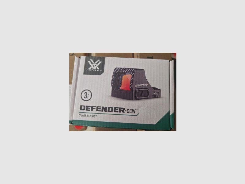 Vortex Defender CCW Red Dot 3moa