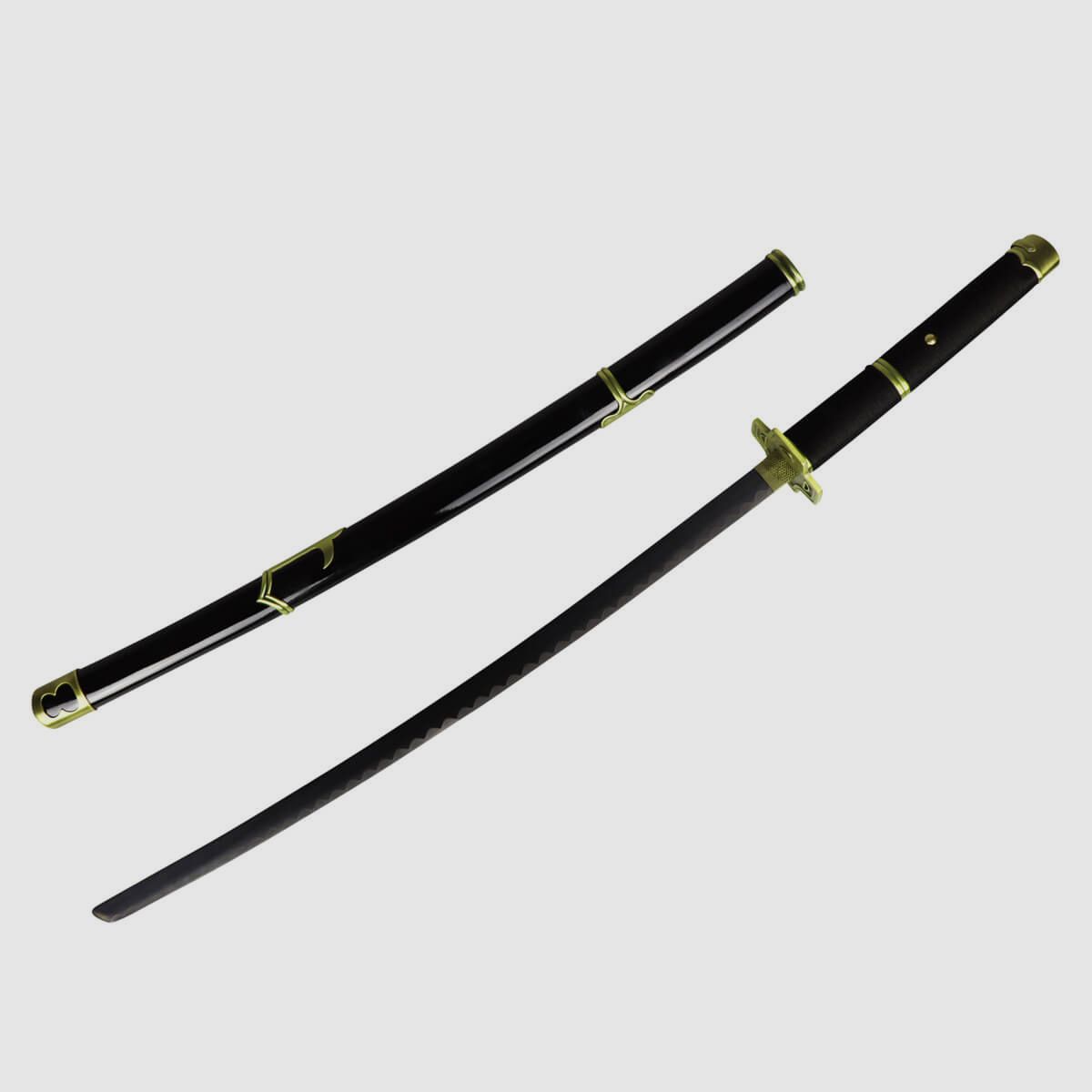Katana Yubashiri Roronoa Zoro One Piece Samurai Schwert stumpf