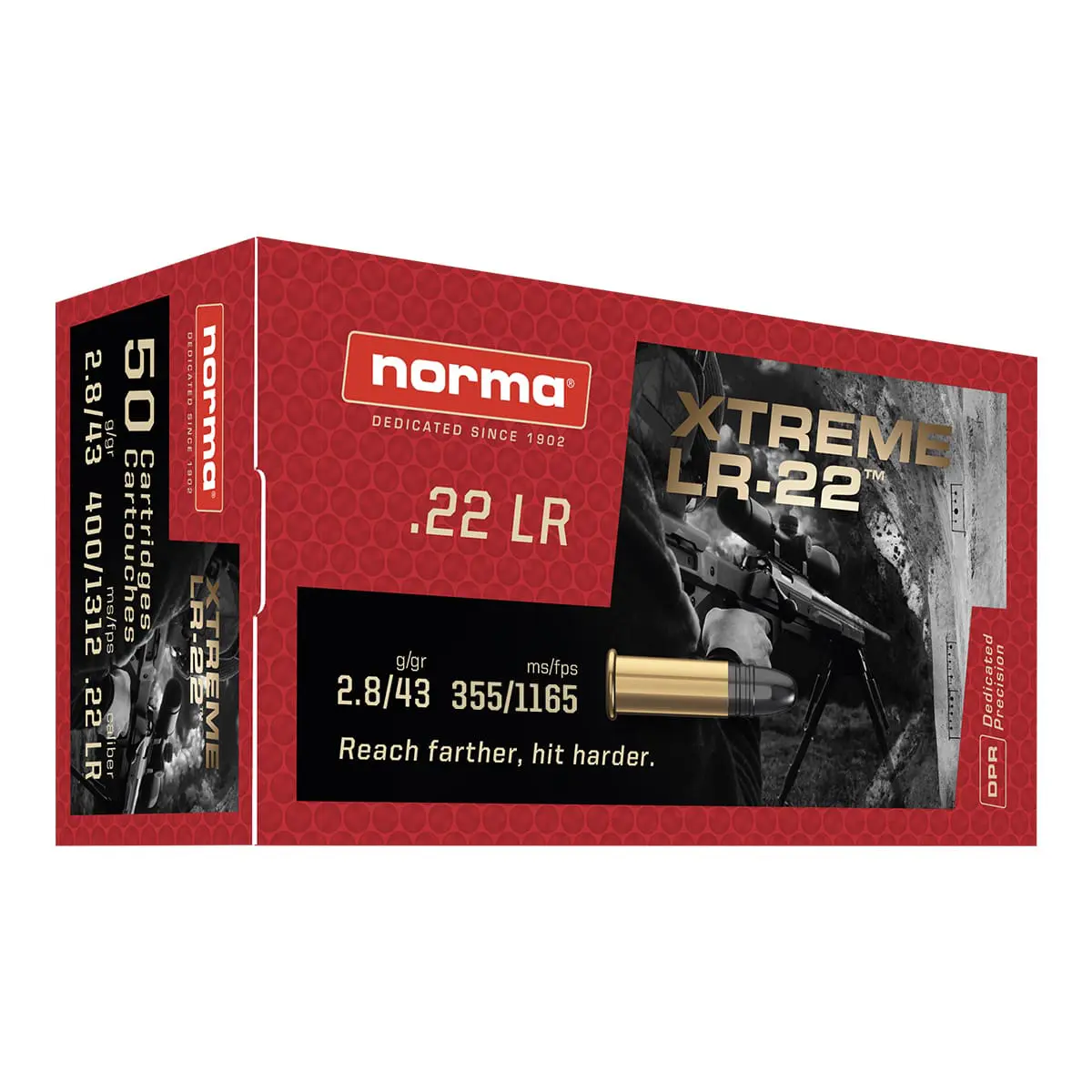 Norma .22LR XTREME Long Range / 50 munición, imagen 2 de 4