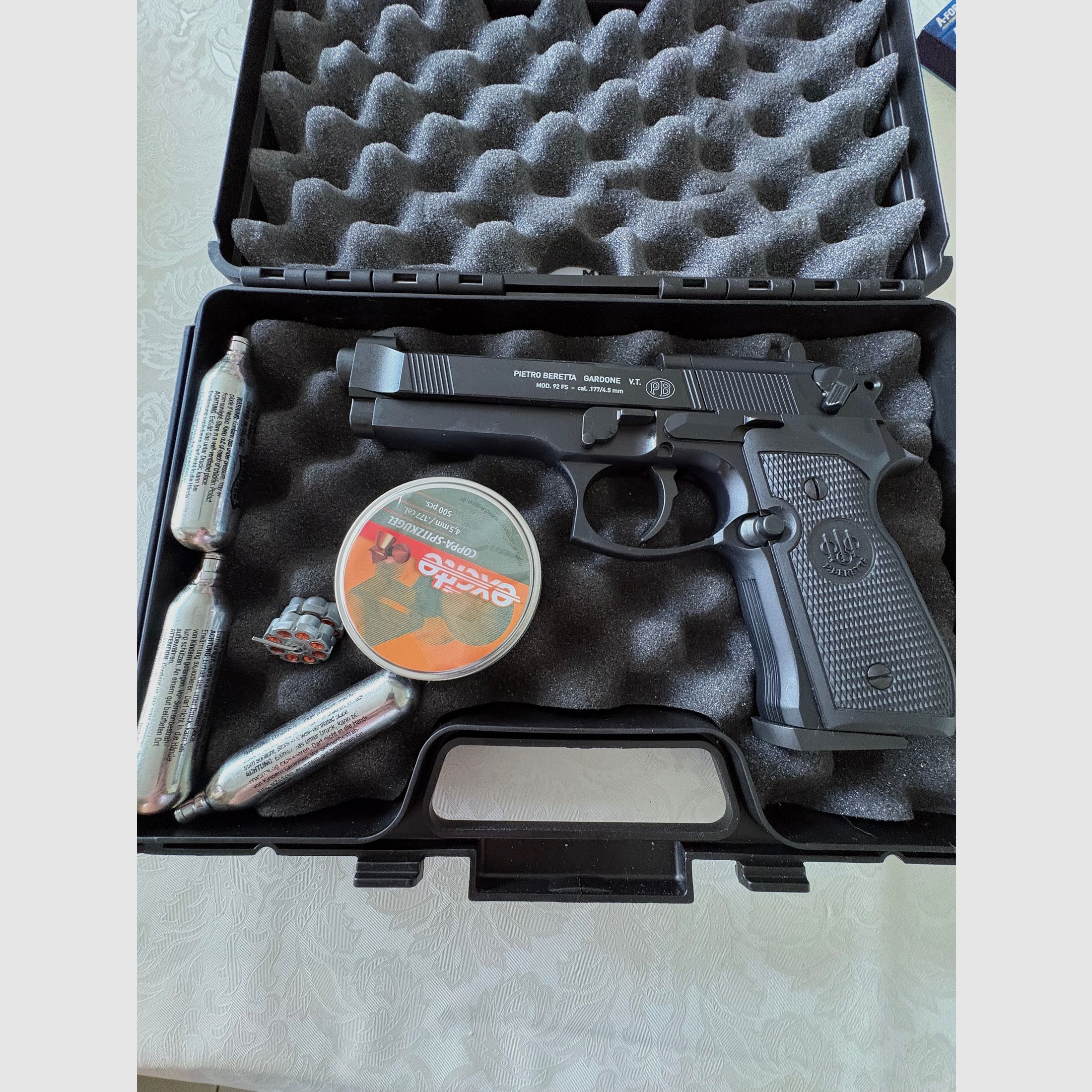 Beretta CO2 Pistole M92 FS – Vollmetall-Ausführung