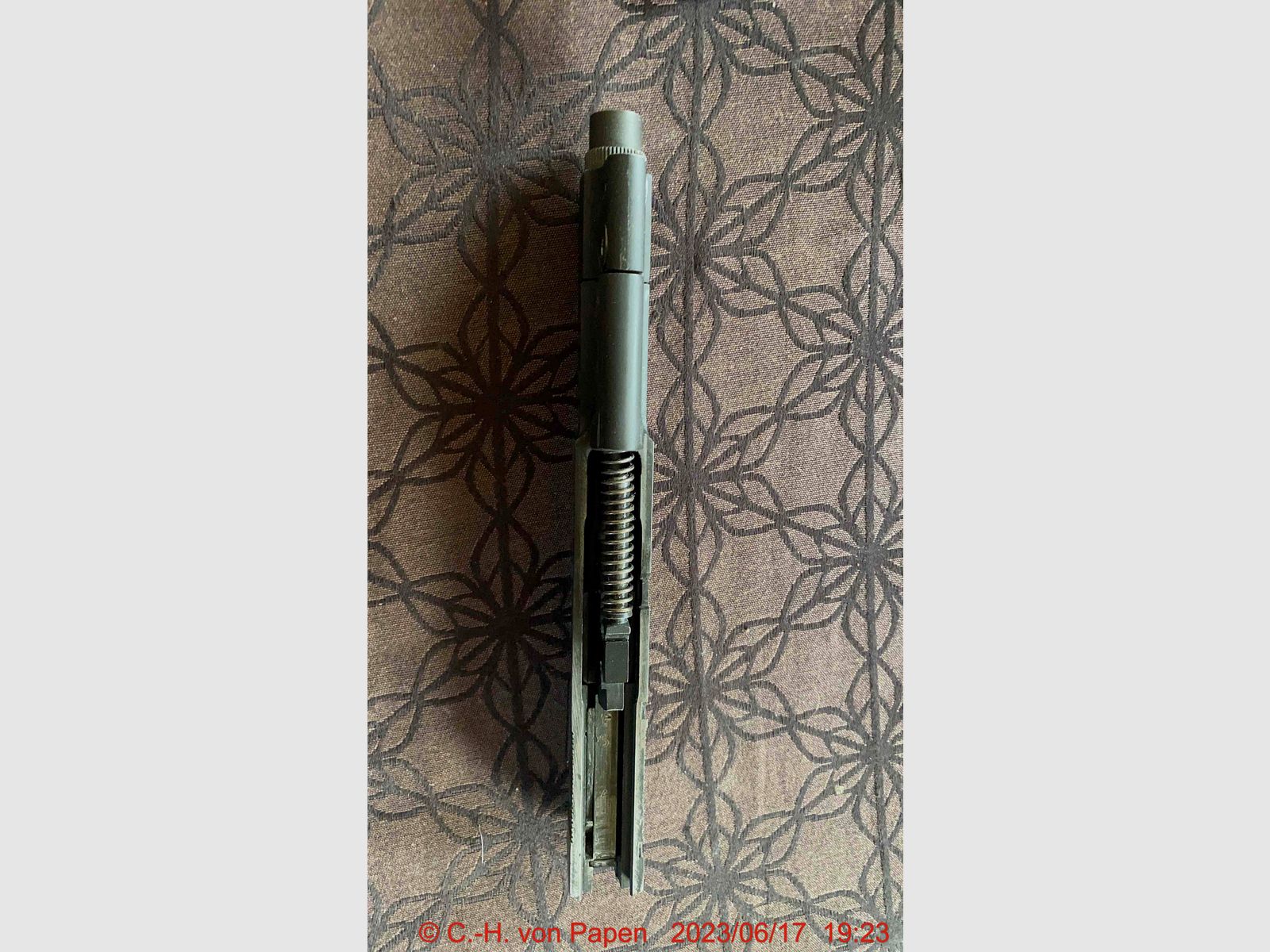 Browning FN HP Competitiepistool met 6" loop kal. 9mm Luger & reserve magazijn 17 schoten