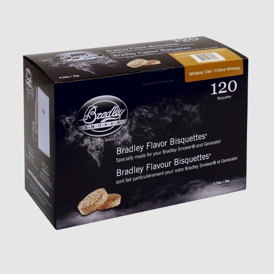 Bradley Briketts Whiskey Oak 120er Pack