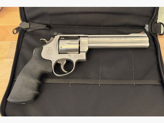 Smith & Wesson 629 Classic DX – .44 Magnum Revolver in Edelstahl, 6,5 Zoll