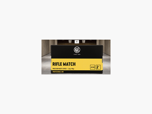 RWS .22 lr. Fucile Match 50pz.