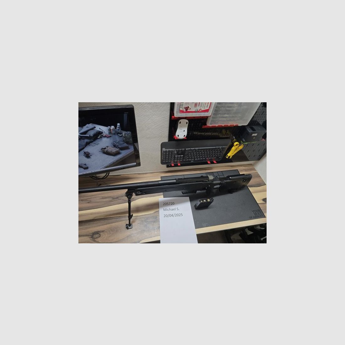 ASG Accuracy International AW .338 Gas-Repertiergewehr + Magazin 6mm BB Airsoft