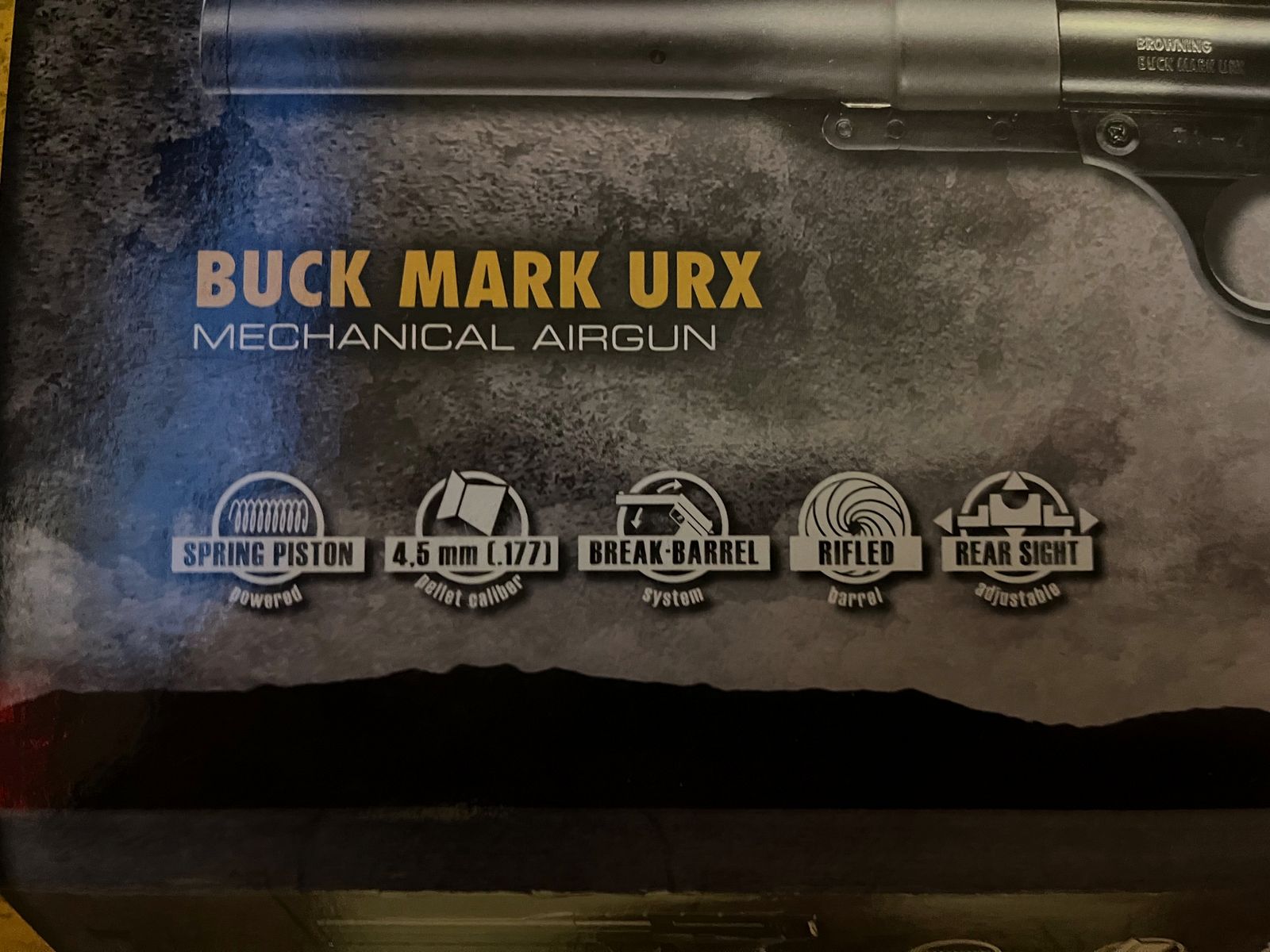 Browning Buck Mark pistola ad aria compressa, immagine 5 di 5