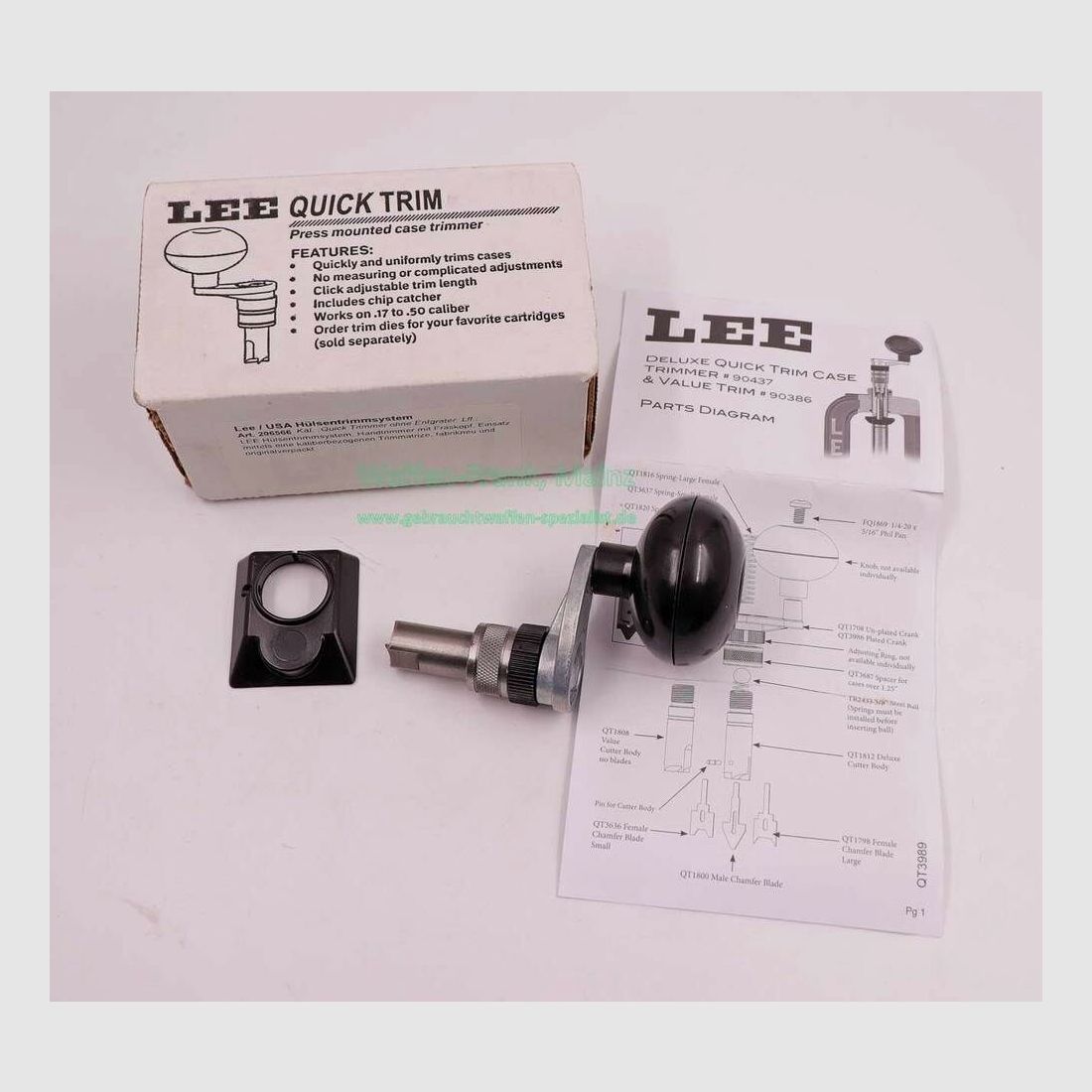 Lee / USA case trimming system