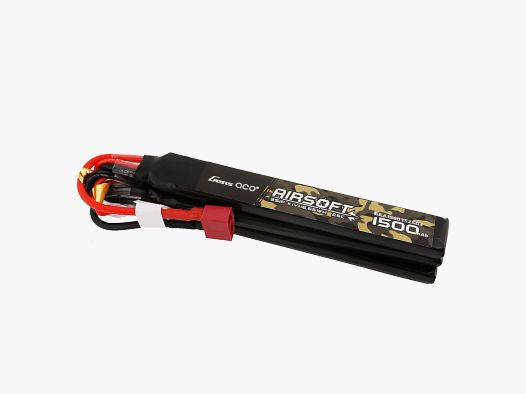 Gens Ace 25C 1500mAh 3S1P 11.1V Nunchuck LiPo-Akku mit T-Stecker