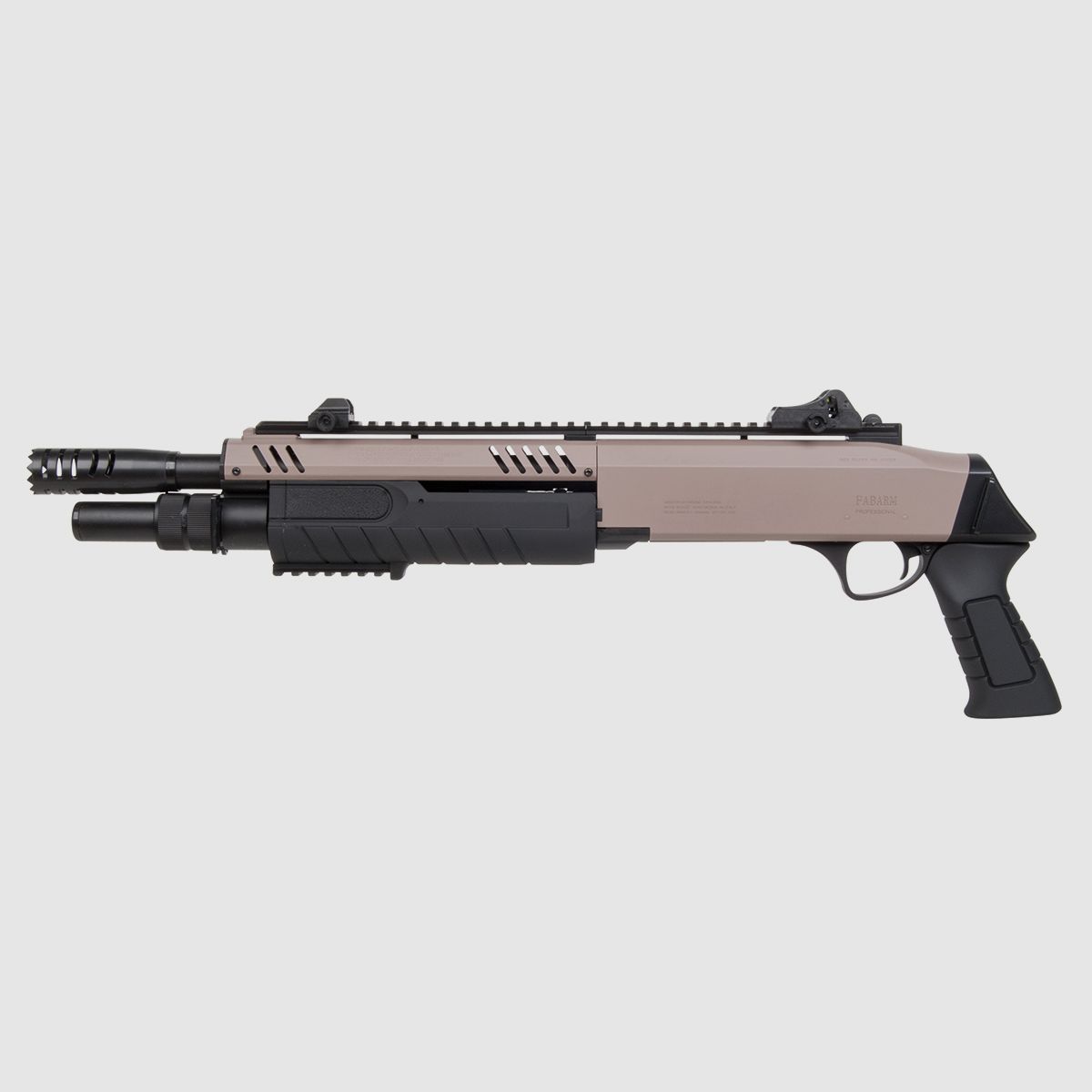 Fabarm STFS12 11" Tan 6mm - Airsoft Veerdruk Pompgeweer