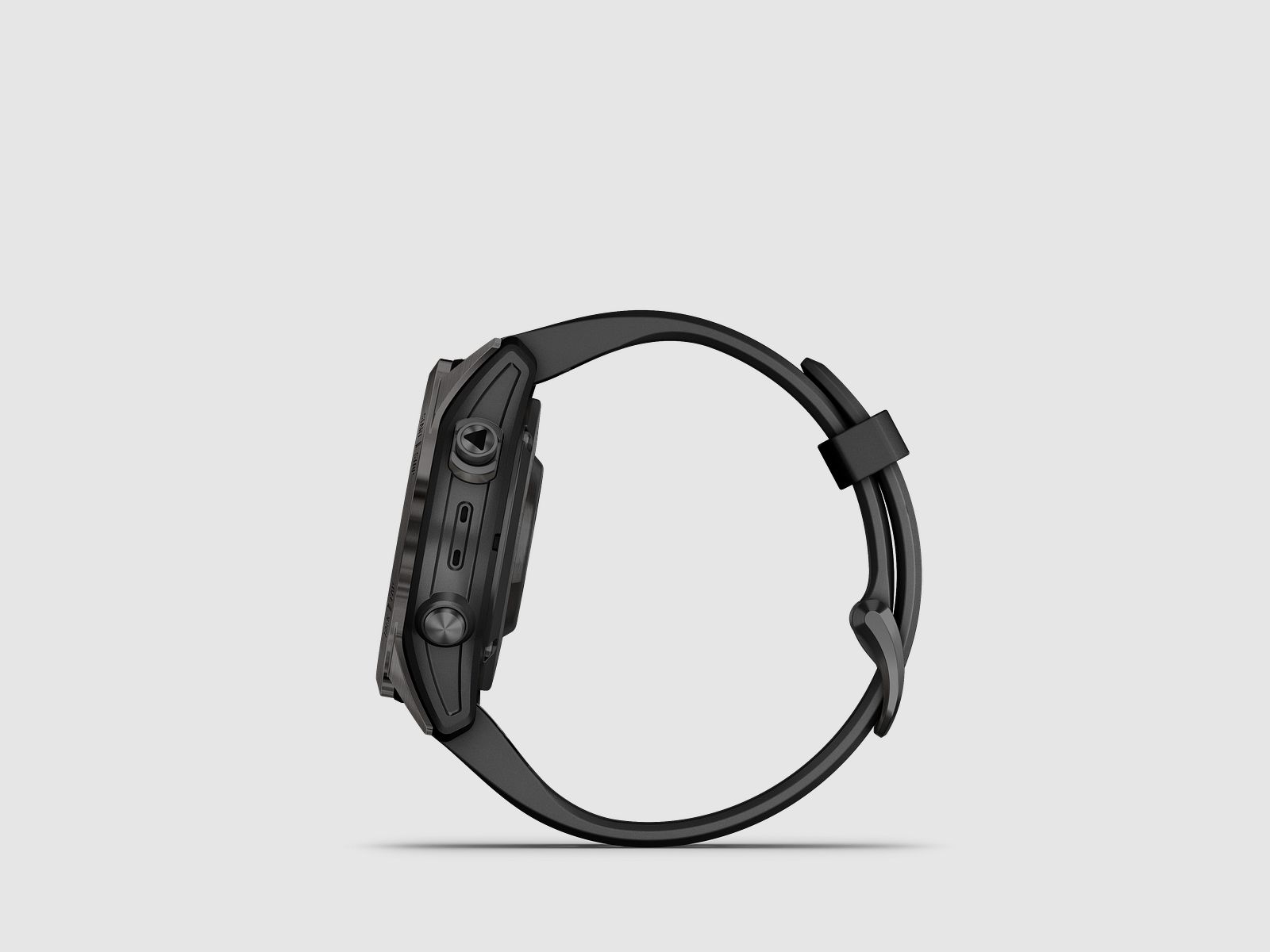 Garmin fēnix® 7S Pro – Sapphire Solar Edition, Black/Carbon Gray Titanium DLC with QuickFit® Silicone Strap 20 mm