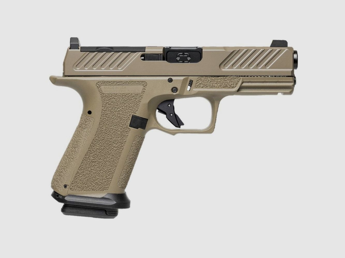 Shadow Systems Pistole MR920 Combat OR, FDE 9mm Luger, 4.5" Lauf gefl. (Gew.), Tritium,15+1