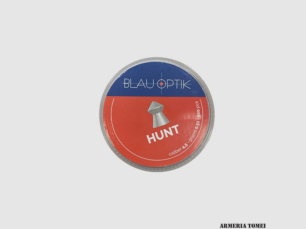 AIR GUN BULLETS – BLUE OPTIC – HUNT cal. 4.5 | 0.51gr | 500 pcs