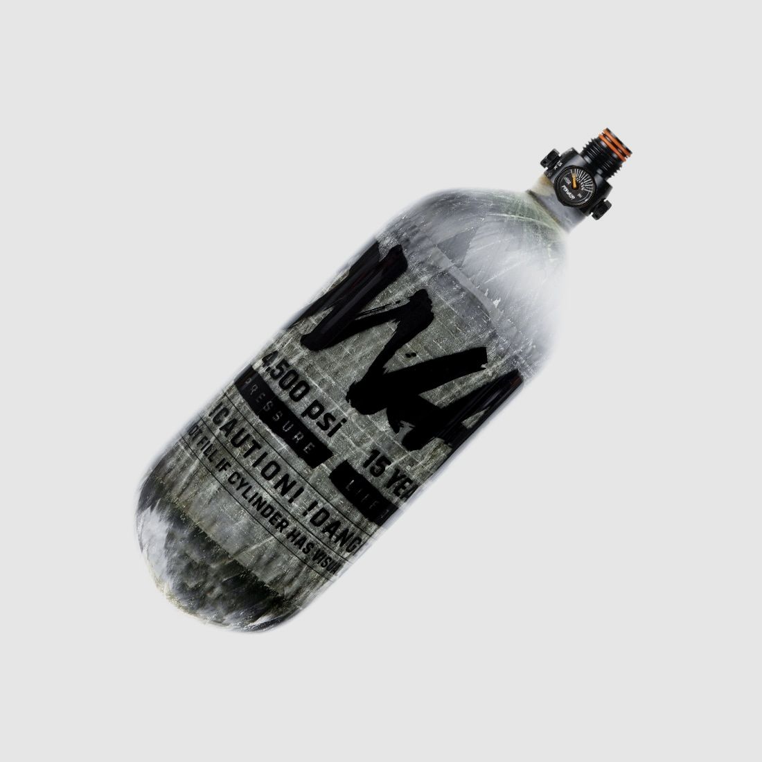 PowAir CARBON Series M2 15L / 88ci Sistema HP Paintball 300 Bar
