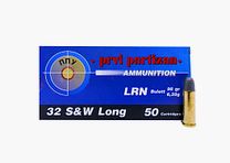 Prvi-Partizan .32 S+W Long LRN 6,35g/98gr. Kurzwaffenpatronen