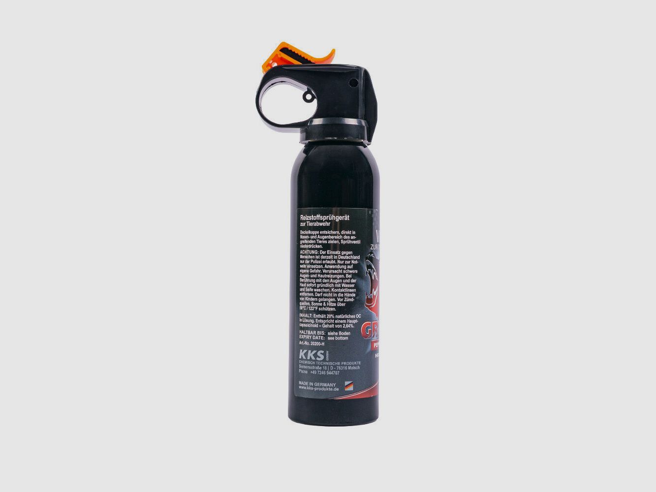 KKS Vesk Grizzly Spray Pieprzowy 200 ml / Szeroki Strumień