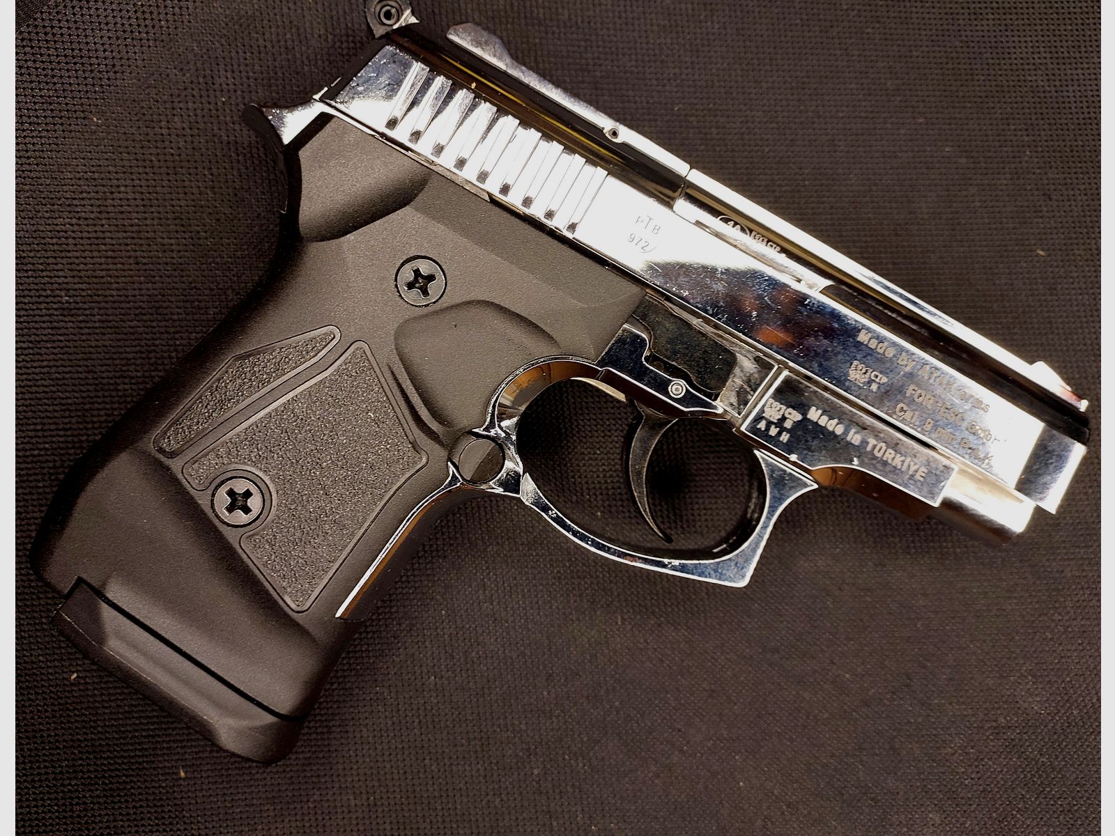 Zoraki 914 blank firing pistol 9mm P.A.K. chrome (PTB 972 !!!)