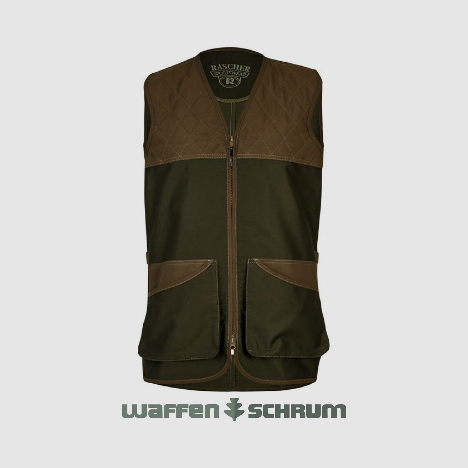 Rascher schietvest met Cordura-beslag Groen