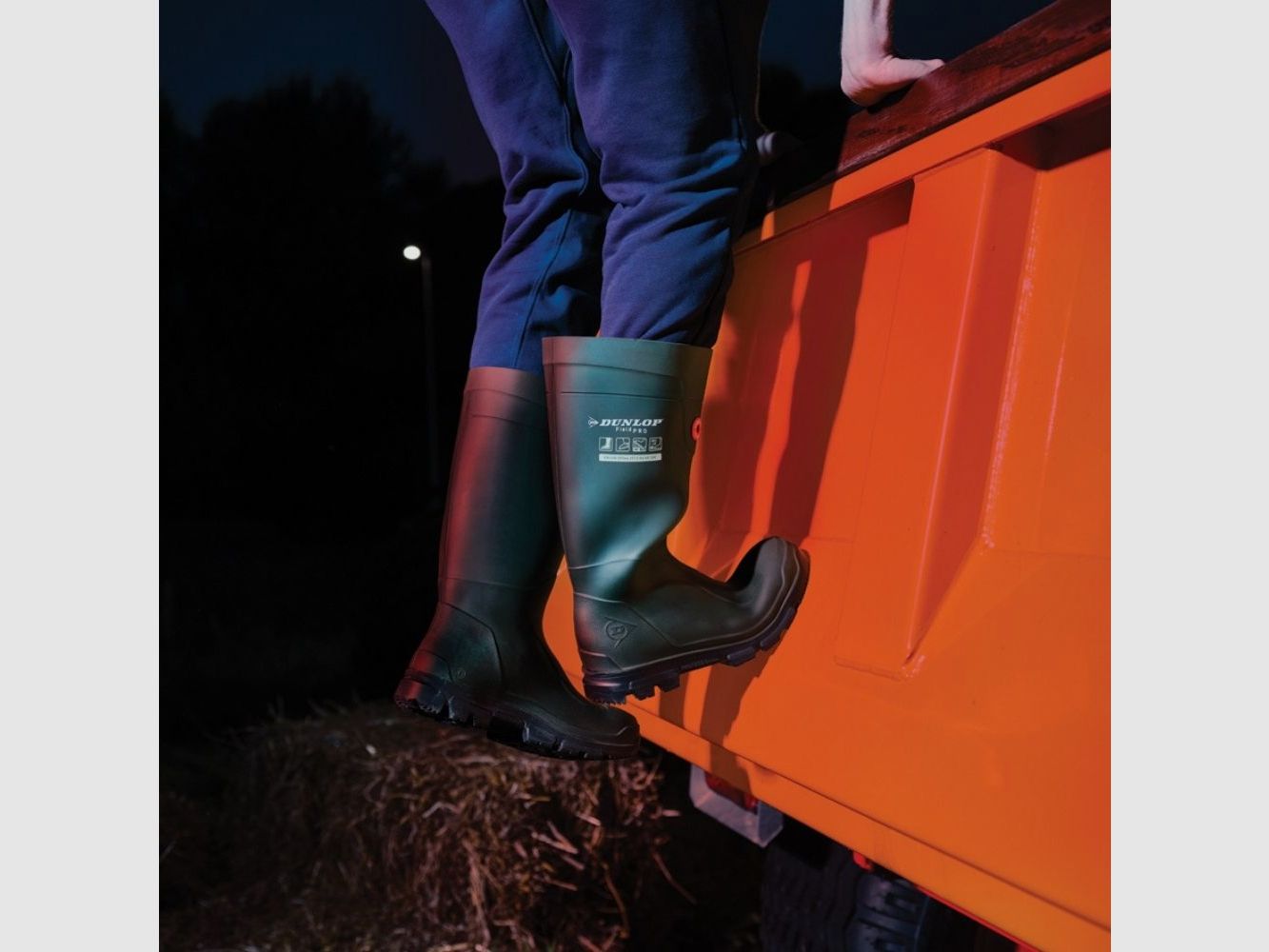 Botas de agua Fieldpro Purofort color verde Dunlop 41, imagen 6 de 7