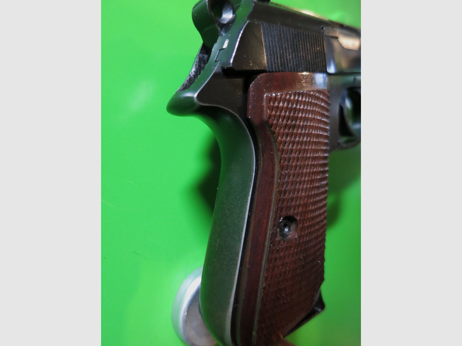 Walther PP „Polizeipistole“, .22lr Übungspistole, Holzgriffschalen       #39