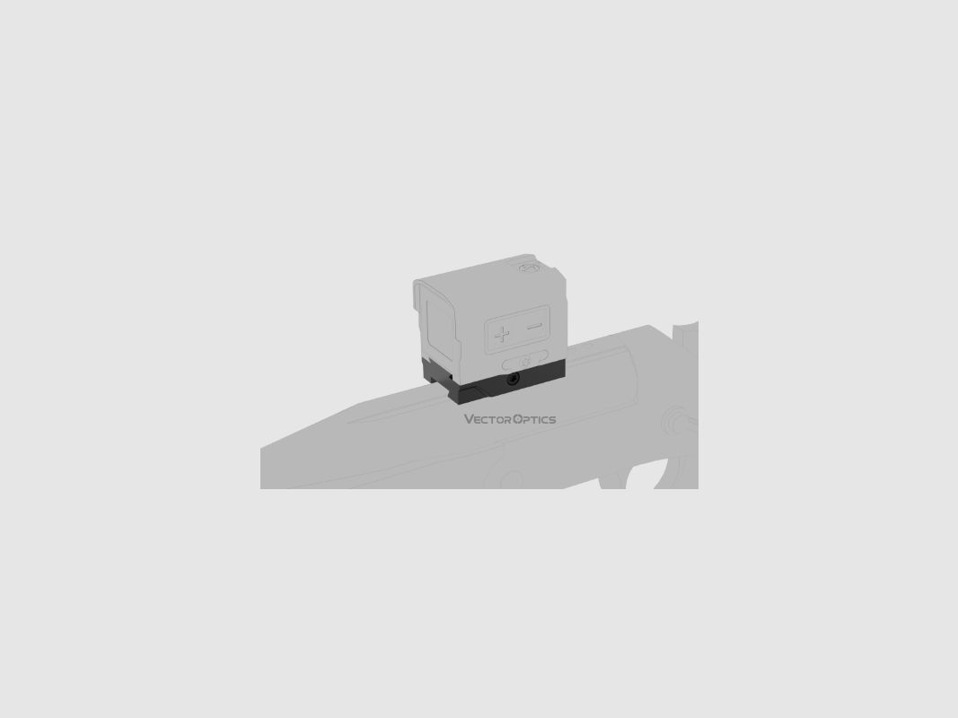 VECTOR OPTICS Rotpunktvisier geschlossen mit niedriger Picatinny-Montage, VOD-Muster, Bild 9 von 10