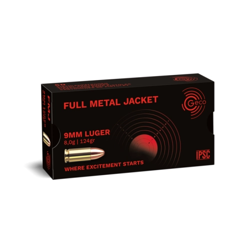 Ammunition 9 PARA GECO BA 13 FMJ 8.0 g series: V175