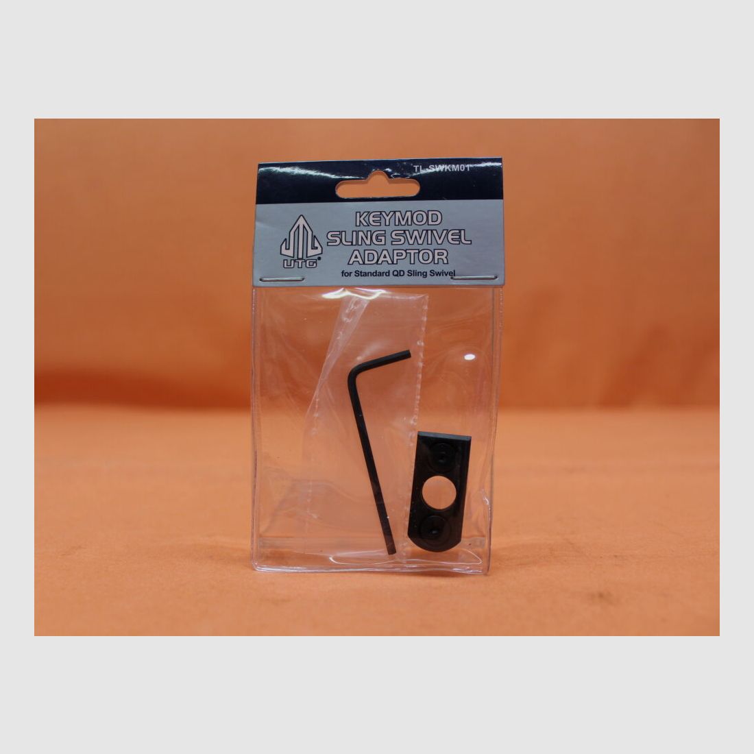 UTG - Leapers Adaptateur de boucle de sangle KeyMod UTG (TL-SWKM01) pour boucle de sangle QD à bouton-poussoir