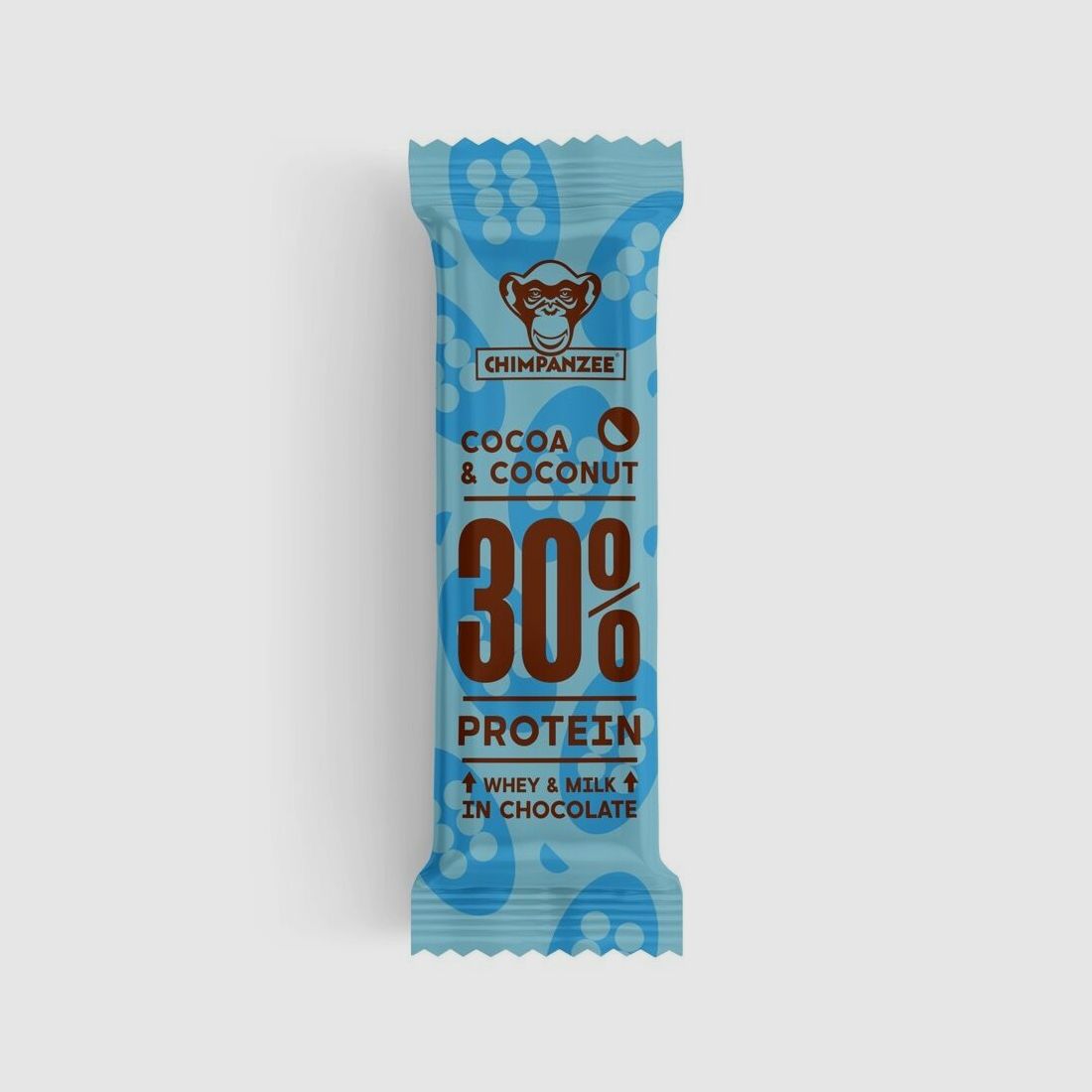 Barra de proteína Chimpanzee 30% cacao y coco